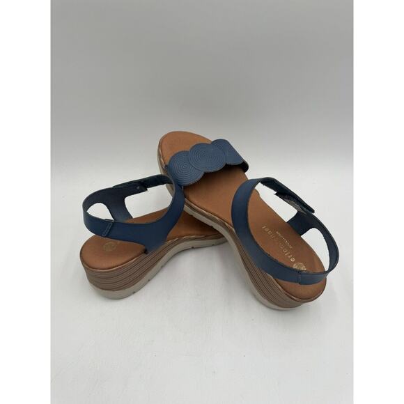 NEW Eric Michael HONEY Women's Dress Sandal Blue EU Size 40 Medium NIB - Picture 8 of 11